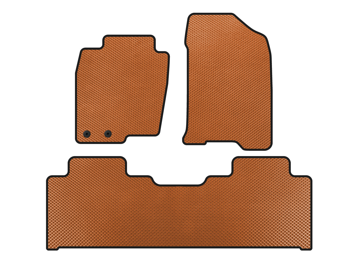 EVA Floor Mats V1 (Orange) for Nissan Navara/NP300 2016- - image 1