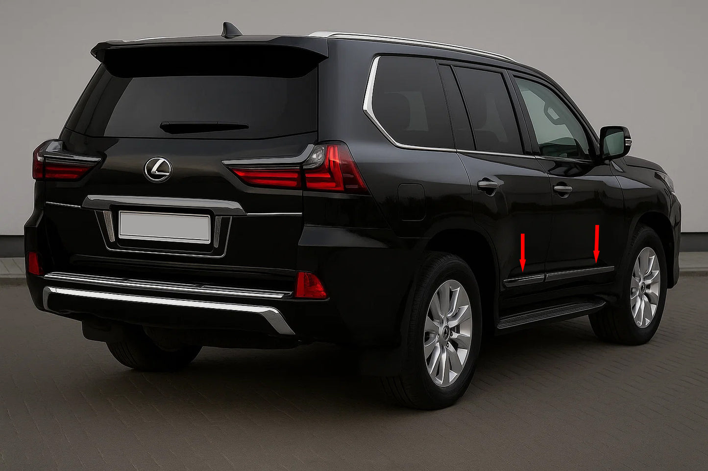 Molding Covers BlackEdition (for 2016+) for Lexus LX570/450d 2008-2022 - image 2