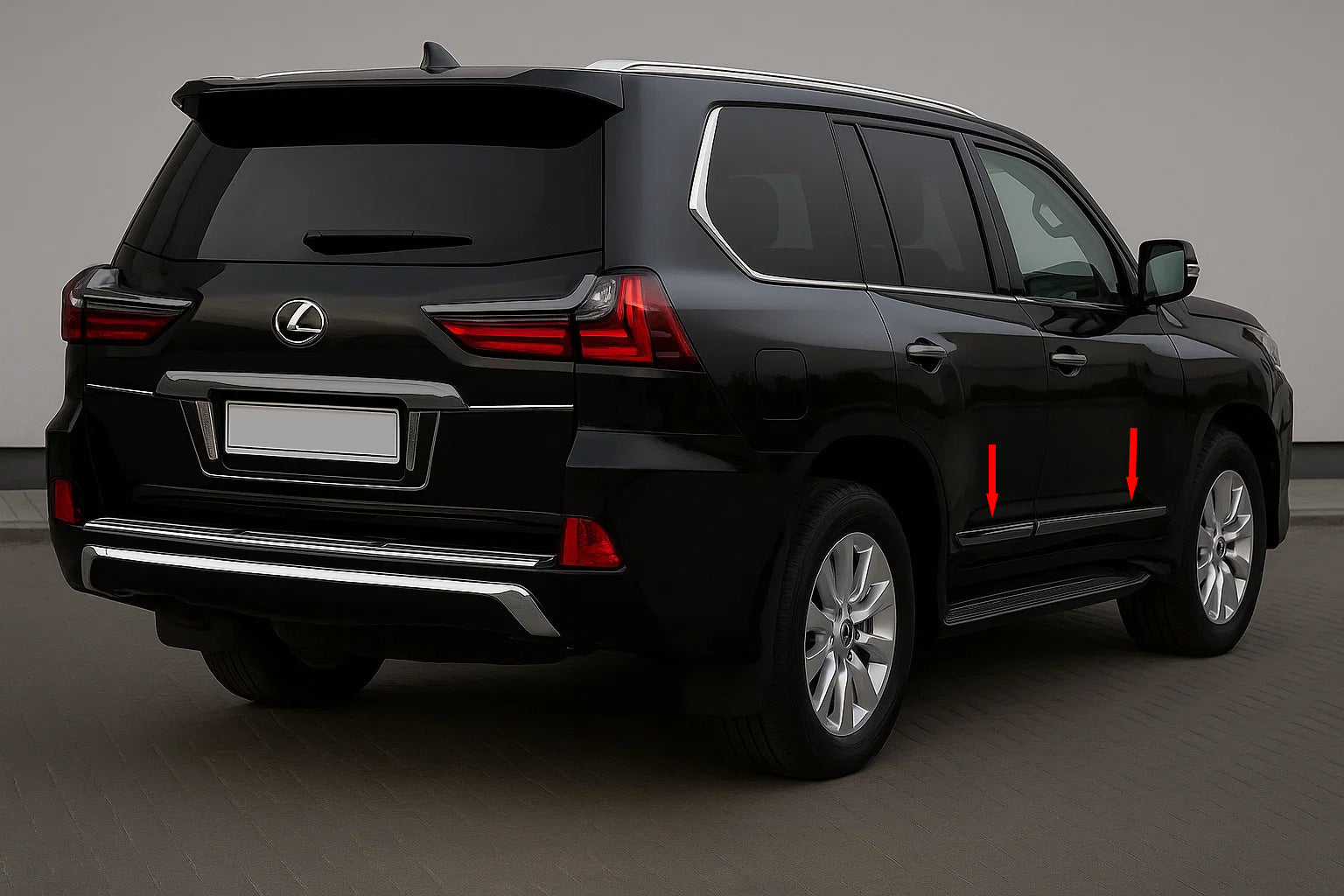 Molding Covers BlackEdition (for 2016+) for Lexus LX570/450d 2008-2022 - image 2