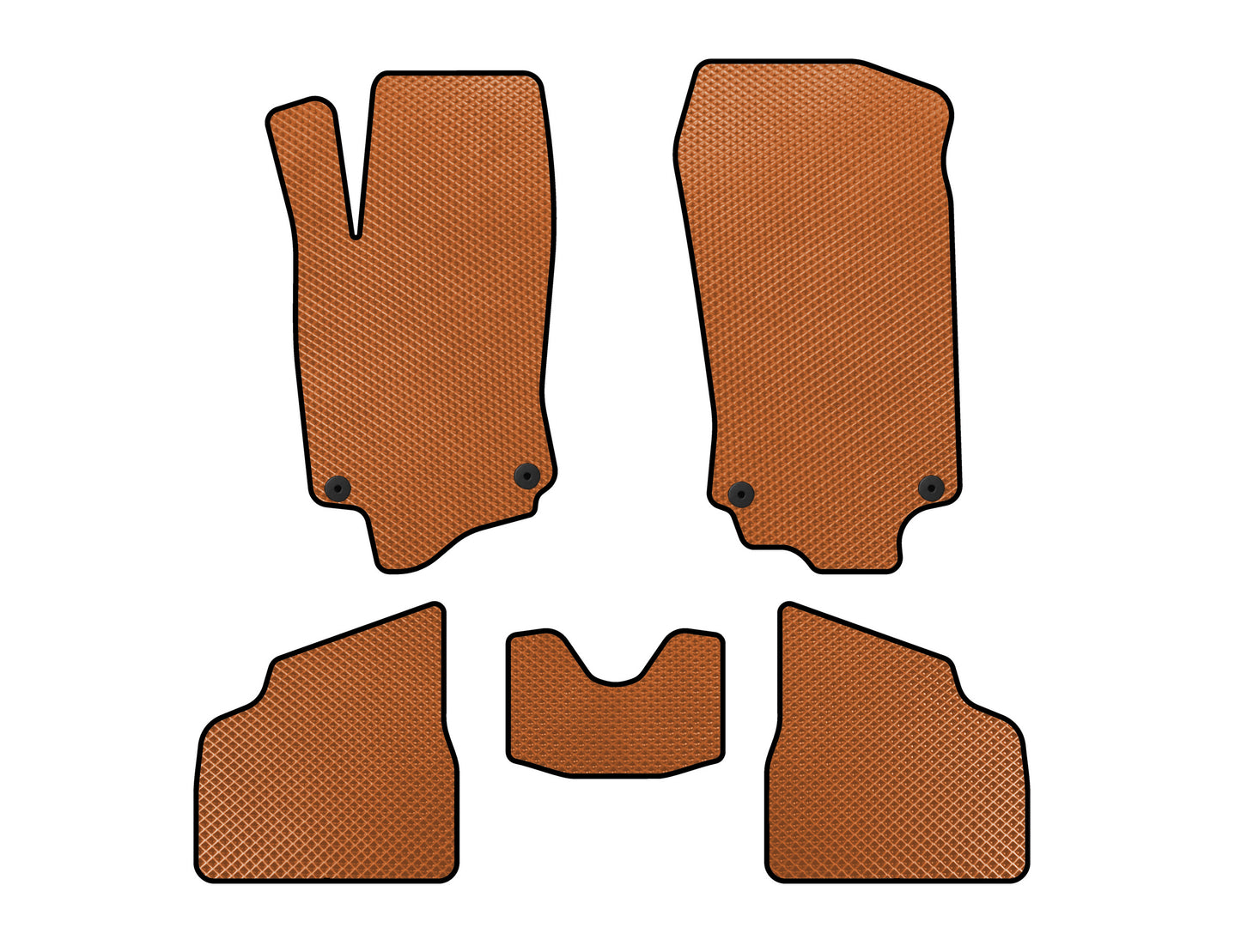 EVA Floor Mats (Orange) for Opel Corsa C 2000-2006 - image 1