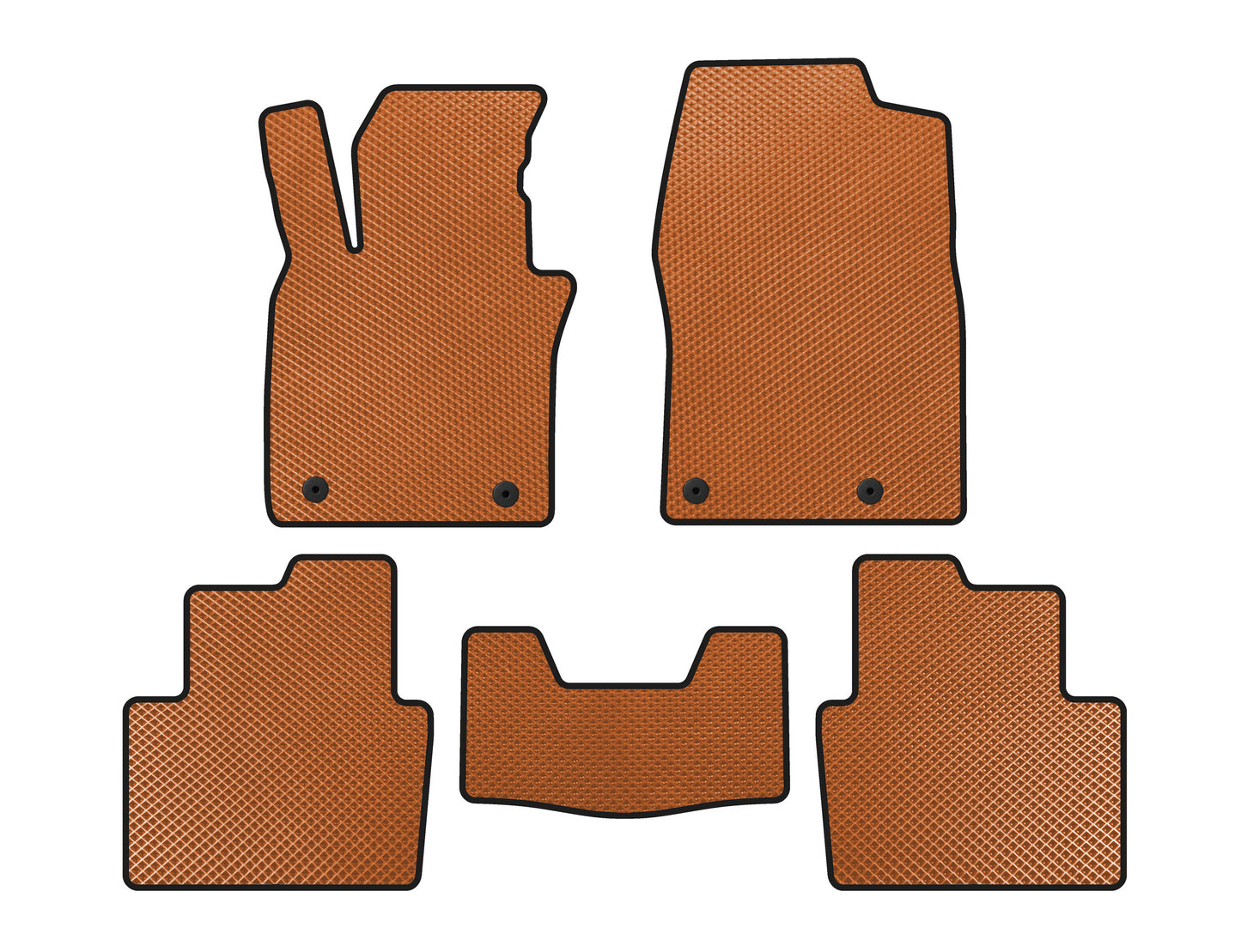 EVA Floor Mats (Orange) for Mazda CX-30 2019- - image 1