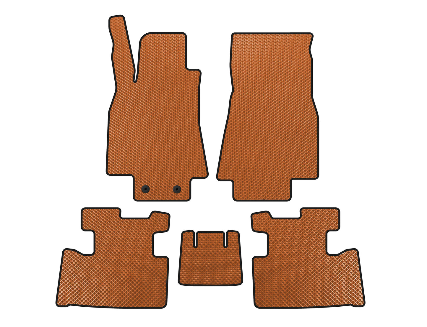 EVA floor mats (2004-2008, HB, 5-door, Orange) for Mercedes A-class W169 2004-2012 - image 1