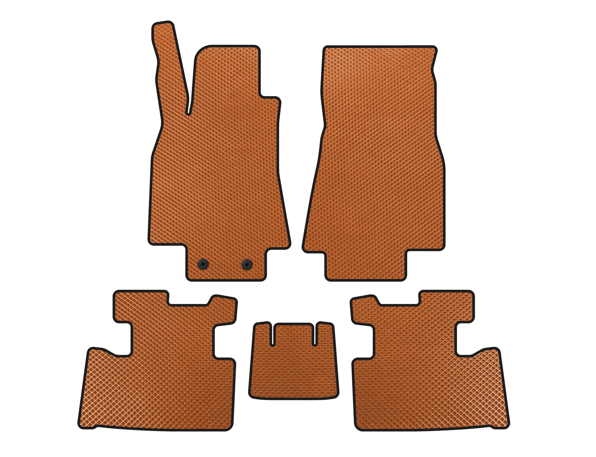 EVA floor mats (2004-2008, HB, 5-door, Orange) for Mercedes A-class W169 2004-2012 - image 1