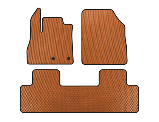EVA Floor Mats (5-Seater, Orange) for Renault Scenic/Grand 2016-2025 - image 1