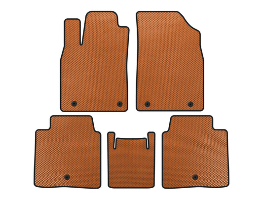 EVA Floor Mats (SD, Hybrid, Orange) for Lexus ES 2012-2018 - image 1