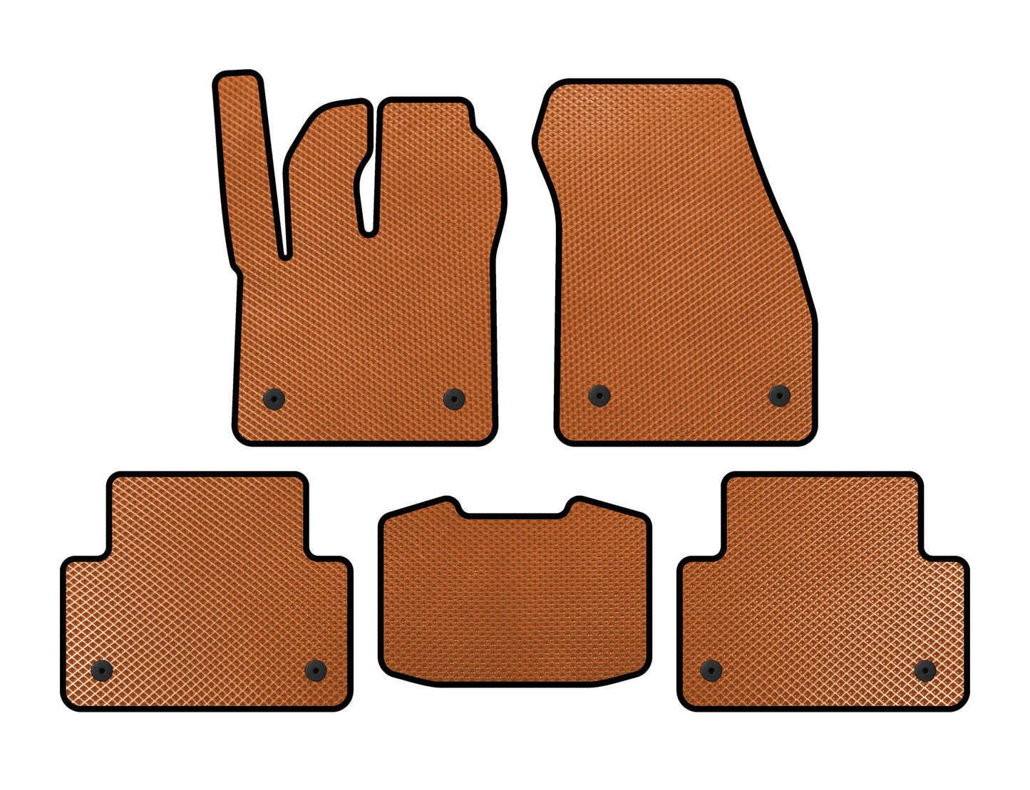 EVA Floor Mats (Orange) for Range Rover Evoque 2018- - image 1