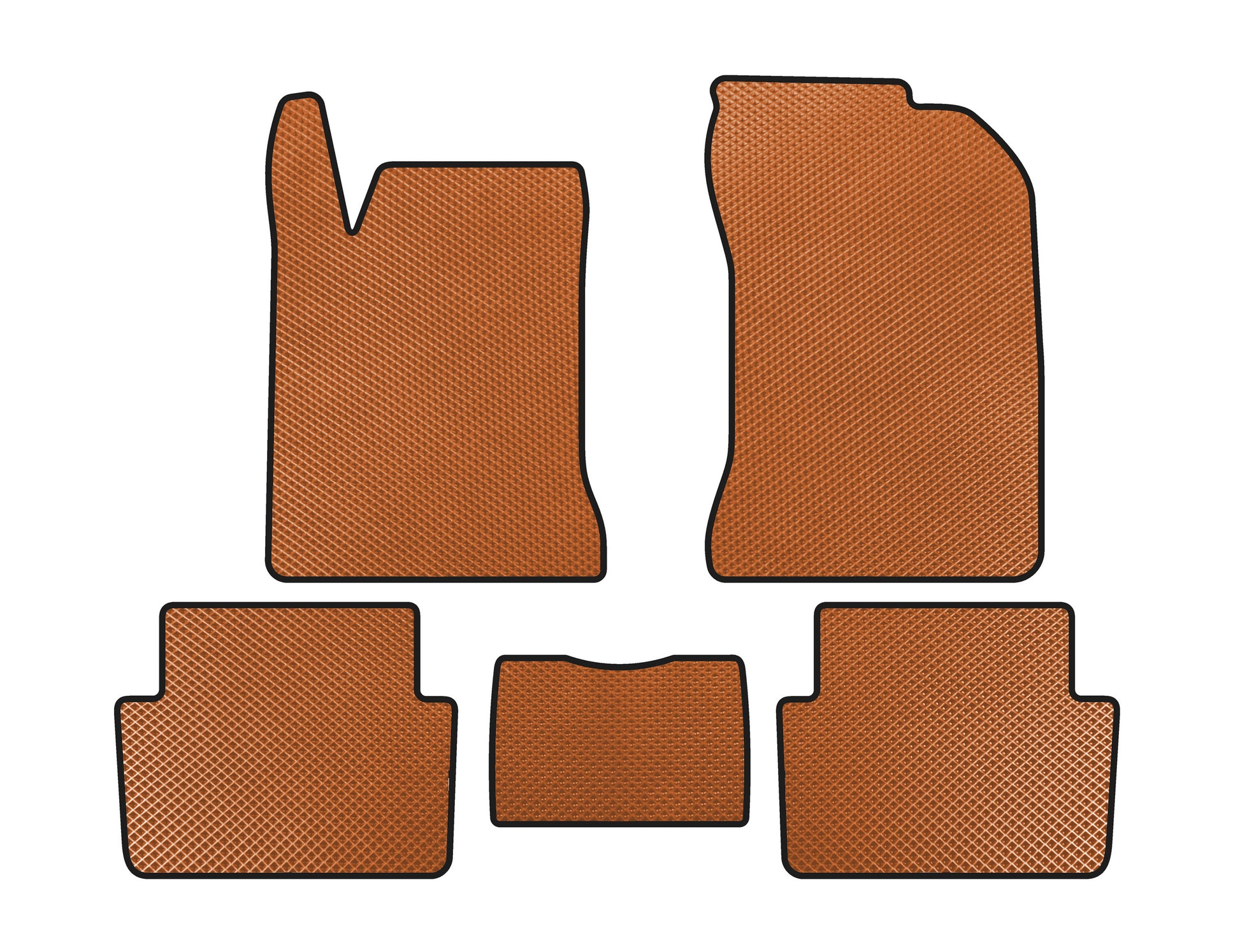 EVA Floor Mats (SW, Orange) for Renault Laguna 2001-2007 - image 1