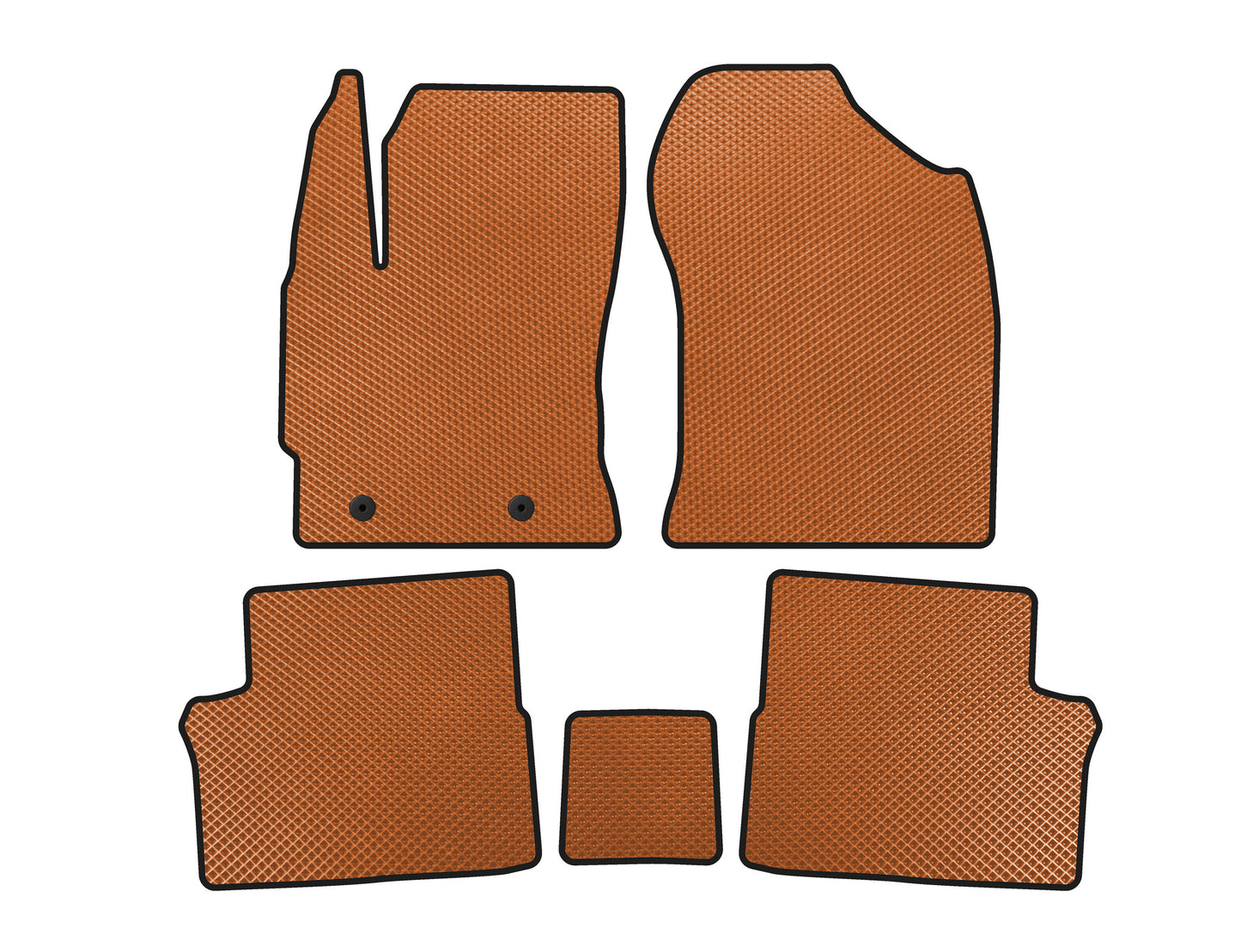 EVA Floor Mats (Orange) for Toyota Auris 2012-2018 - image 1