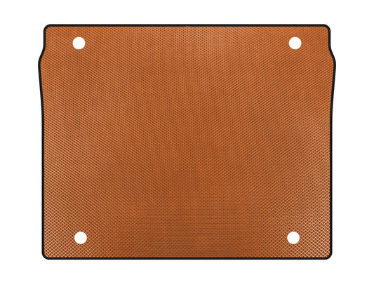 Carpet in the trunk (5-seater/Short base, Orange) for Fiat Doblo II 2010-2022 - image 1
