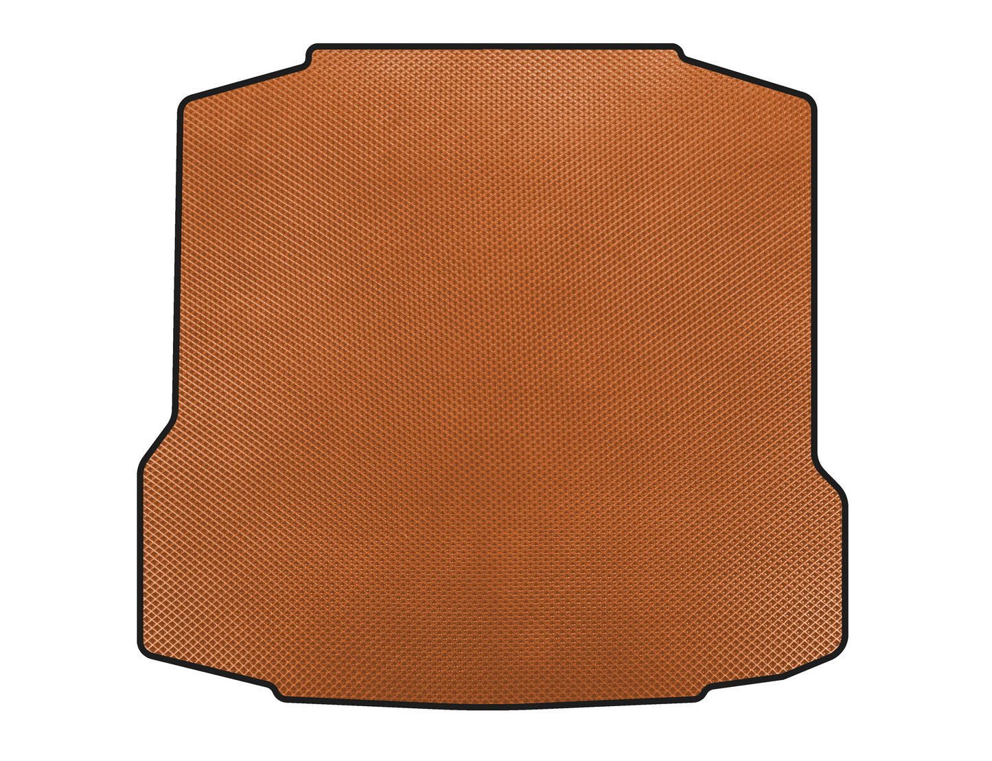 Trunk Mat (Liftback, Orange) for Skoda Rapid 2012-2019 - image 1