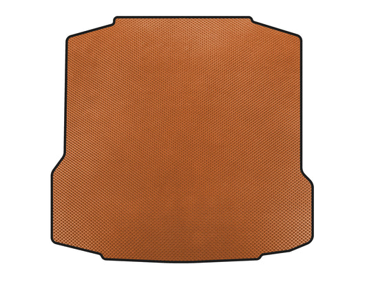 Trunk Mat (Liftback, Orange) for Skoda Rapid 2012-2019 - image 1