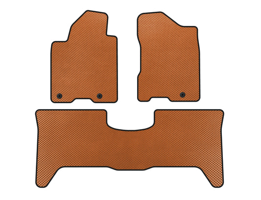 EVA Floor Mats (2 Rows, 2003-2008, Orange) for Nissan Armada 2003-2015 - image 1