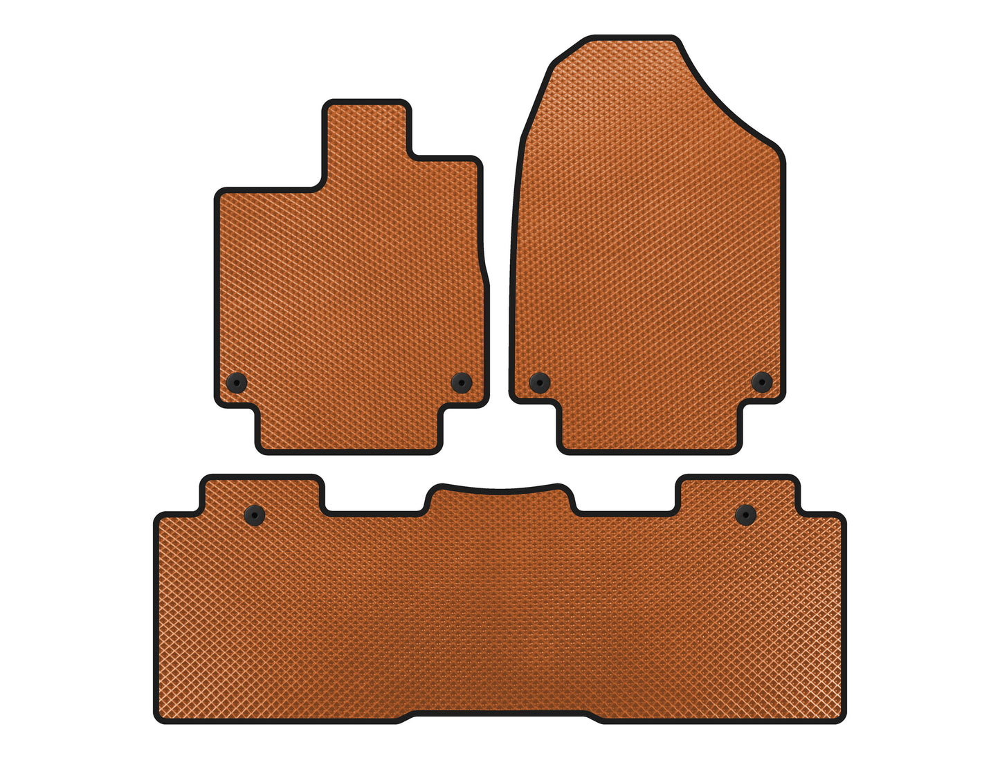 EVA mats (2 rows, Orange) for Honda Odyssey - image 1