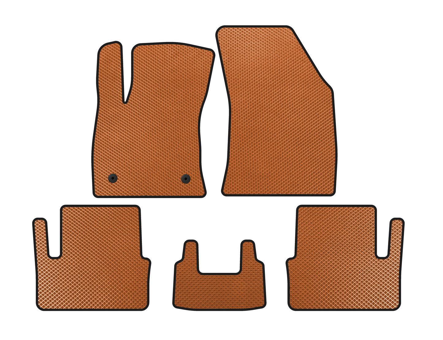 EVA Floor Mats (HB, Orange) for Renault Megane IV 2016-2025 - image 1