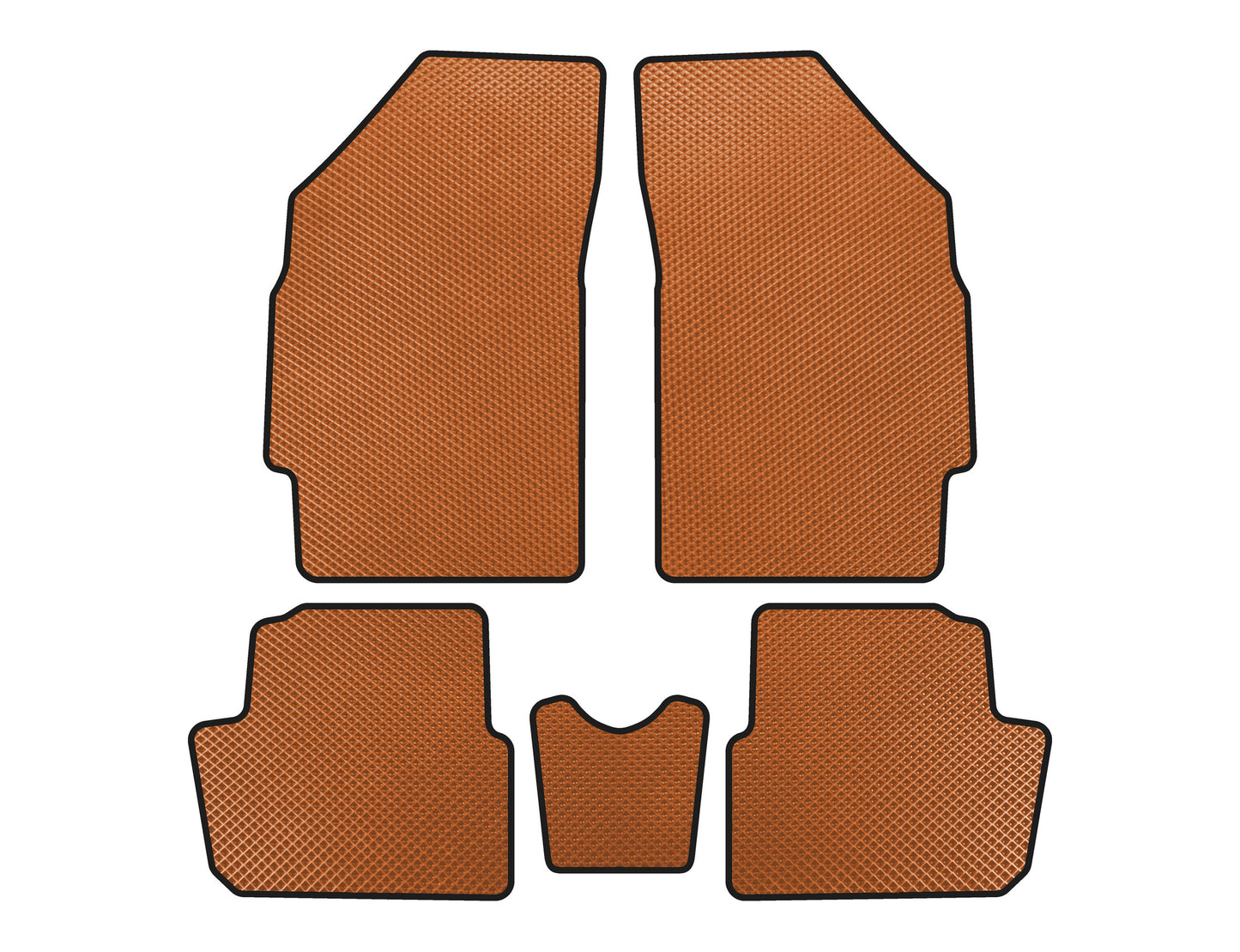 EVA Floor Mats (HB, Orange) for RAVON R2 2016-2020 - image 1