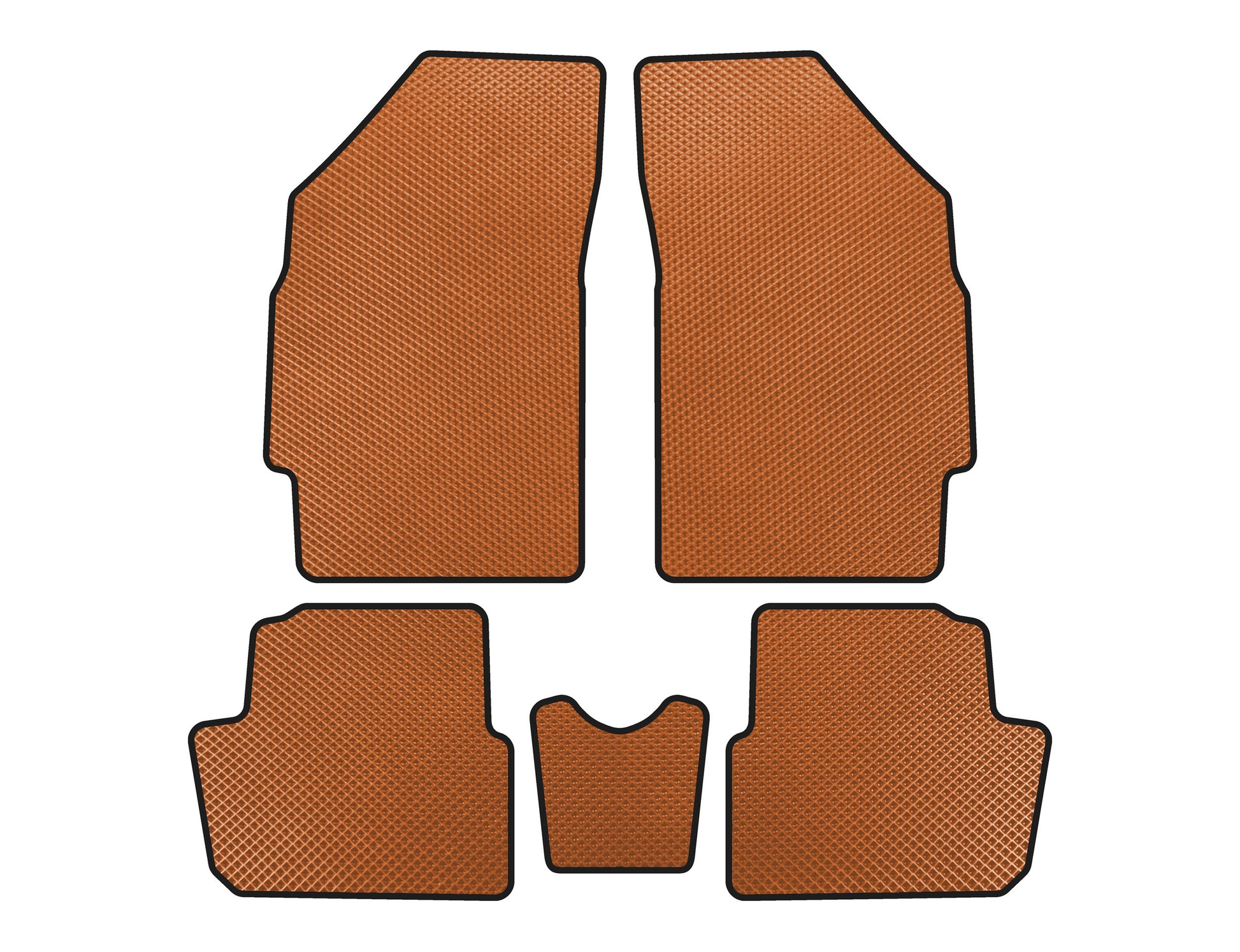 EVA Floor Mats (HB, Orange) for RAVON R2 2016-2020 - image 1