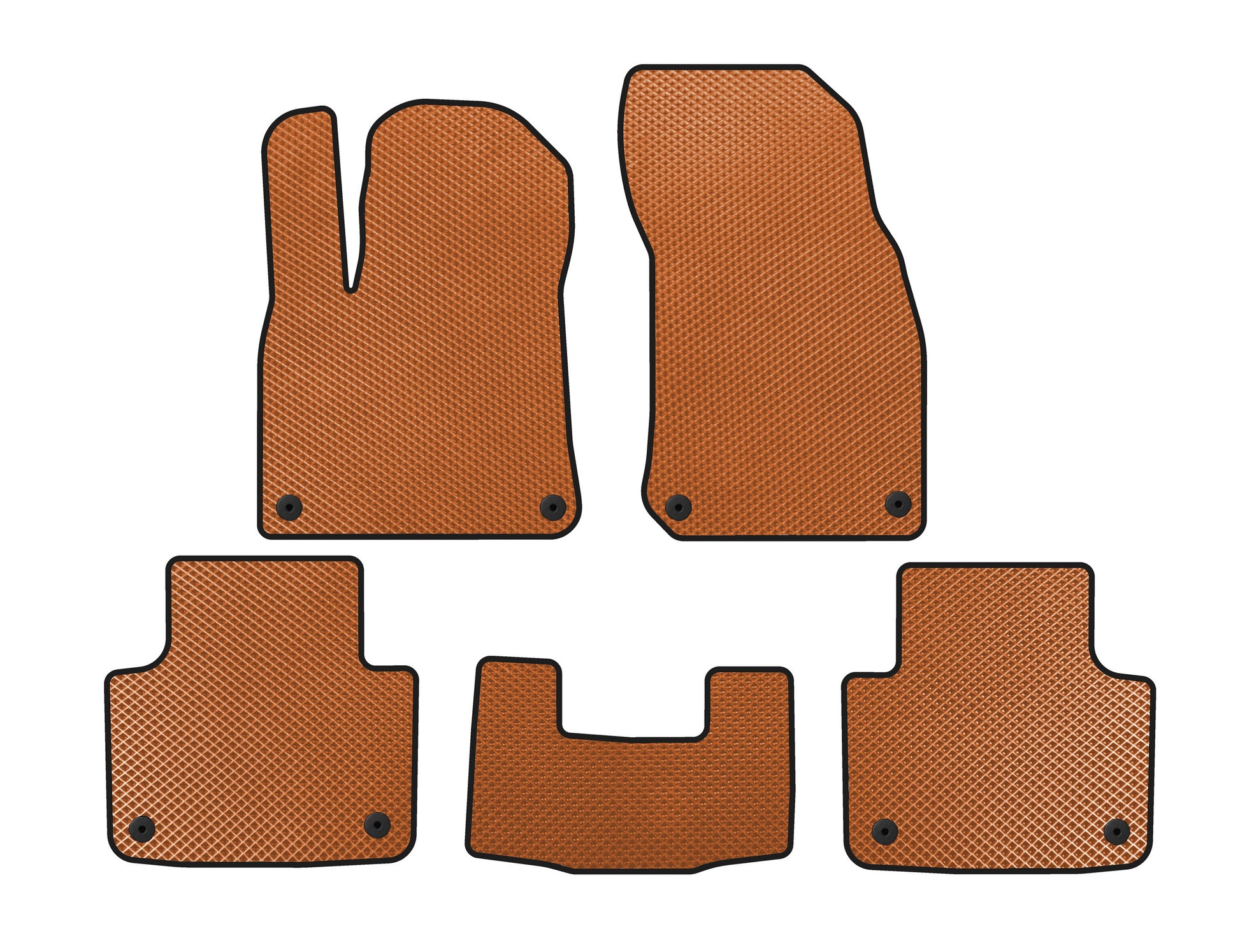 EVA Floor Mats (Orange) for Porsche Cayenne 2018- - image 1