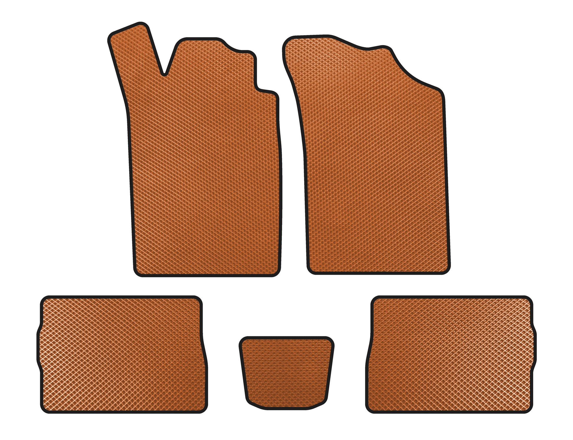 EVA Floor Mats (SD, Orange) for Renault Symbol 1999-2008 - image 1