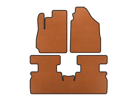 EVA Floor Mats (2 Rows, Orange) for Jetour X70 2018- - image 1