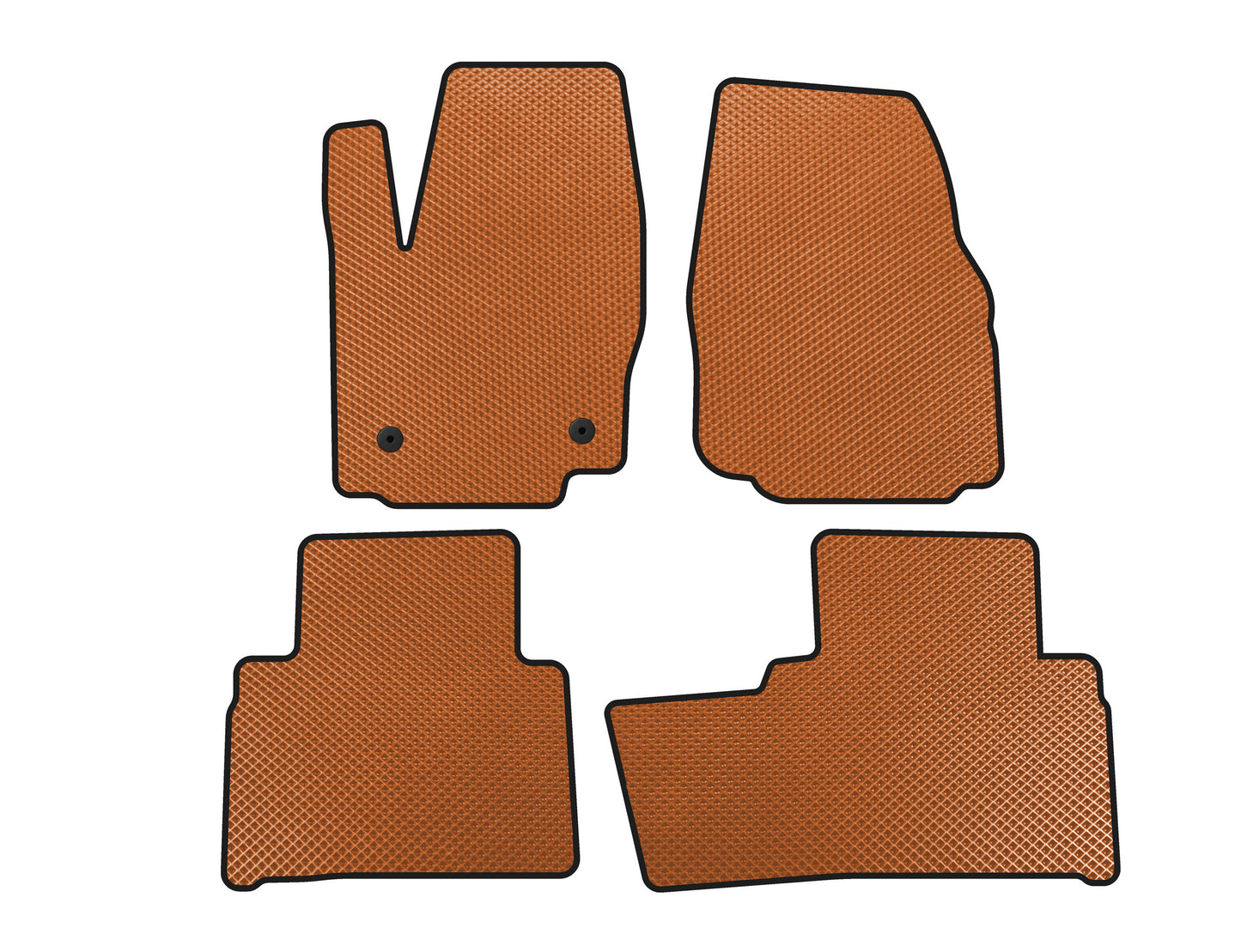 EVA Floor Mats (2 Rows, Orange) for Ford Galaxy 2007-2015 - image 1
