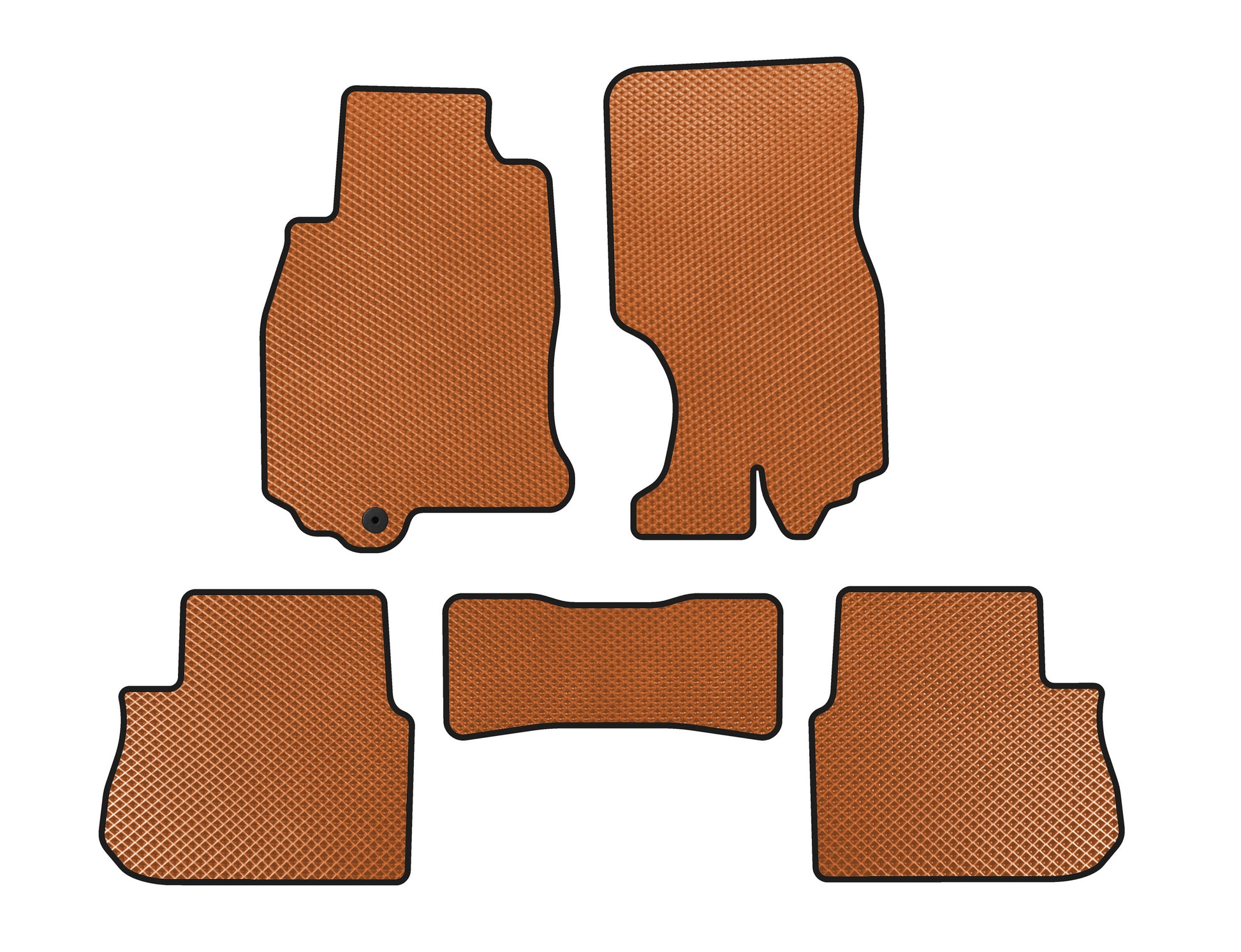 EVA Floor Mats (Orange) for Infiniti FX 2003-2008 - image 1