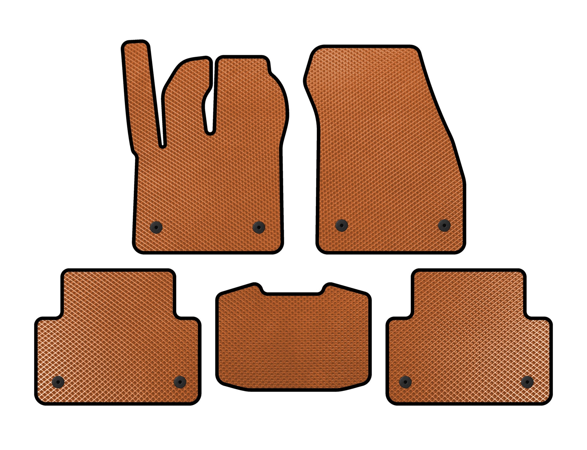 EVA Floor Mats (Orange) for Range Rover Evoque 2018- - image 1