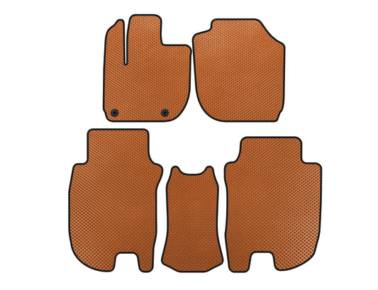 EVA Floor Mats (Orange) for Honda HR-V 2014-2021 - image 1