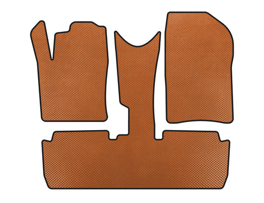 EVA Floor Mats (Pre-Facelift, Orange) for Citroen Xsara Picasso 1999-2012 - image 1