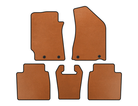 EVA Floor Mats (SD, Orange) for Geely Emgrand EC8 - image 1