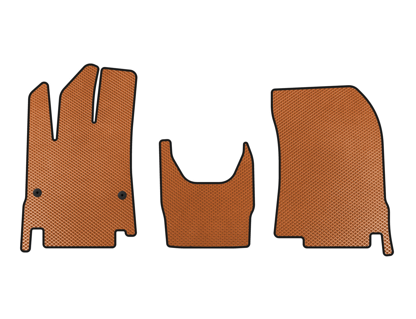 EVA Floor Mats (Orange) for Peugeot Partner/Rifter 2019- - image 1