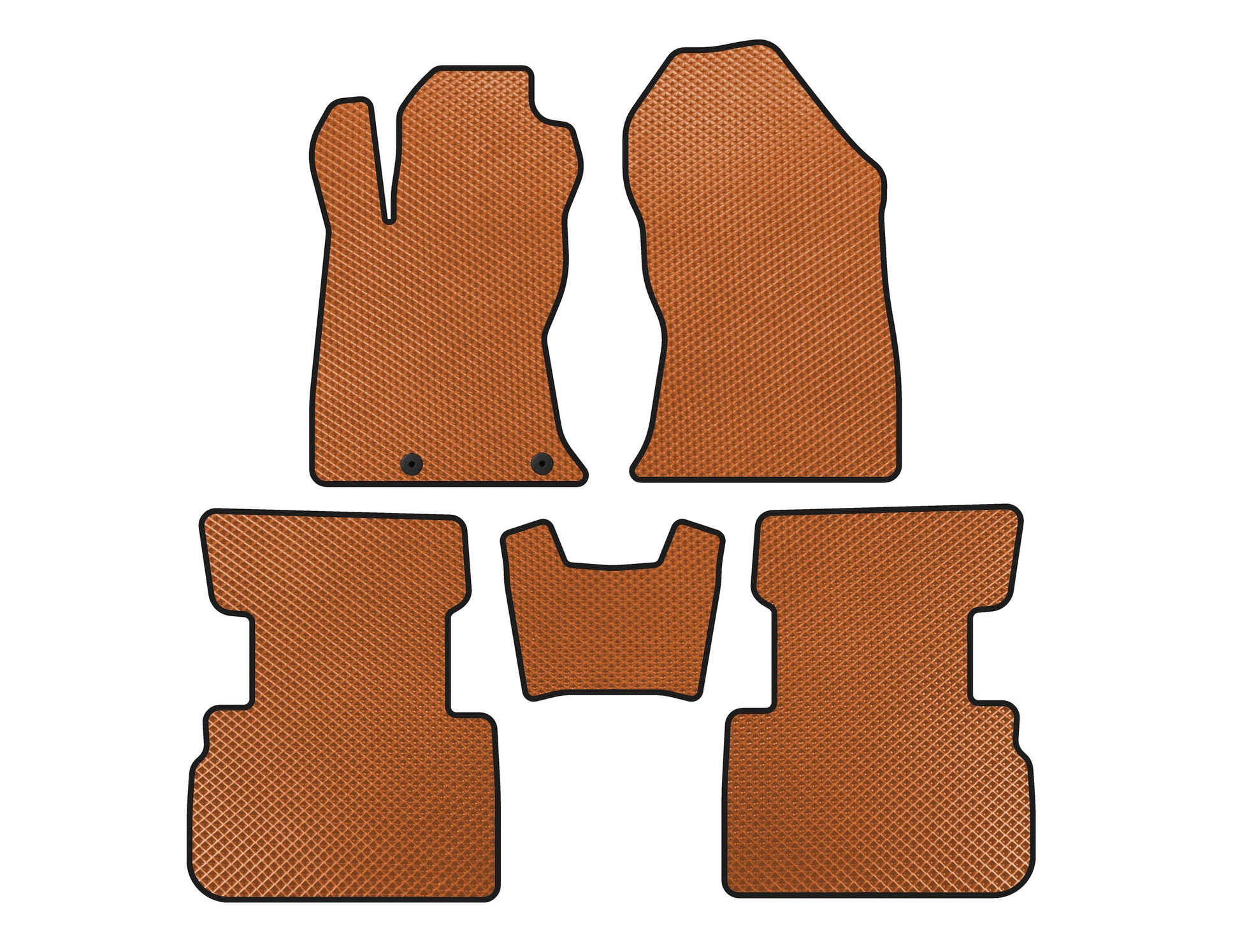 EVA Floor Mats (Orange) for Subaru Forester 2018-2024 - image 1