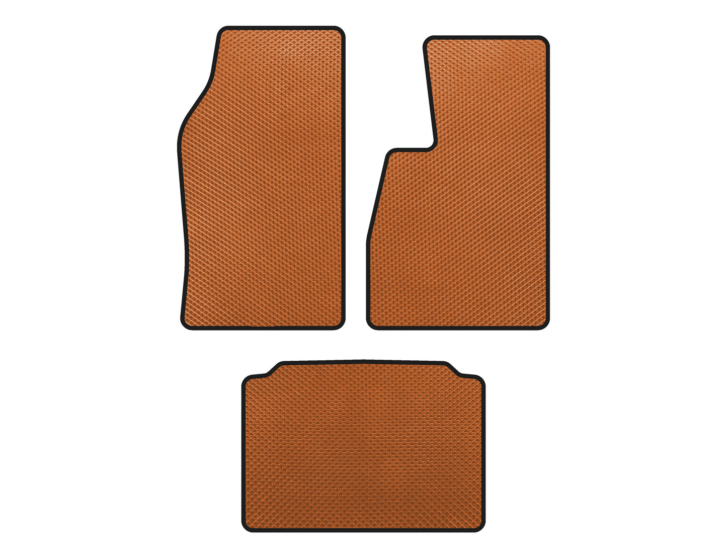 EVA Car Mats (Right-Hand Drive, Orange) for Jeep Grand Cherokee WK 2004-2010 - image 1