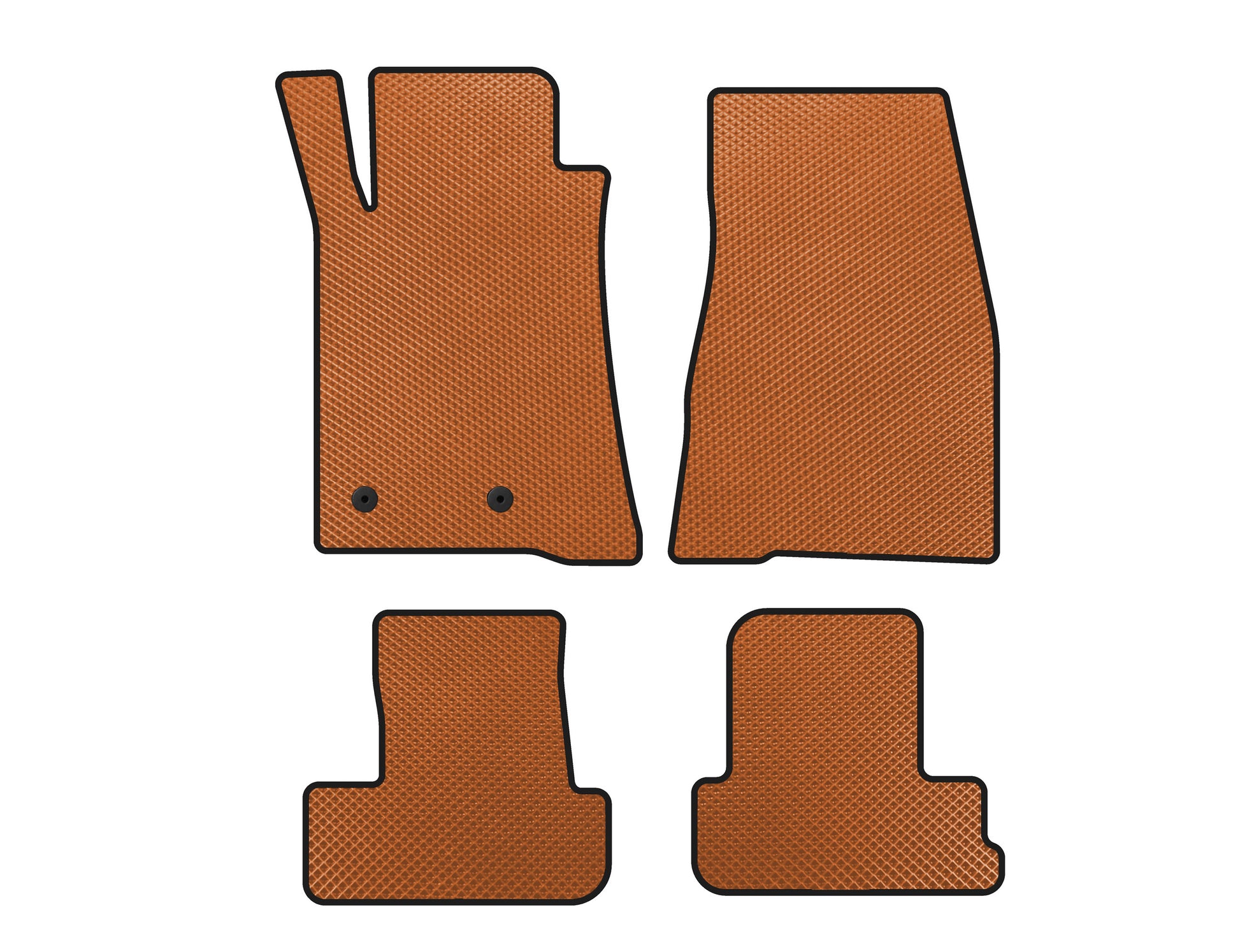 EVA Floor Mats (2009-2014, GT, Convertible, Orange) for Ford Mustang 2005-2014 - image 1
