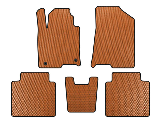 EVA Floor Mats (SD, Orange) for Hyundai Grandeur 2017- - image 1