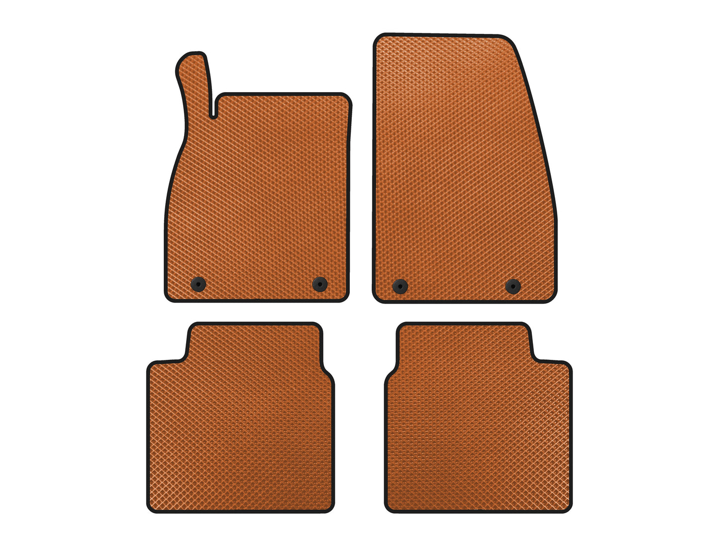EVA Floor Mats (Orange) for Saab 9-5 2010-2012 - image 1