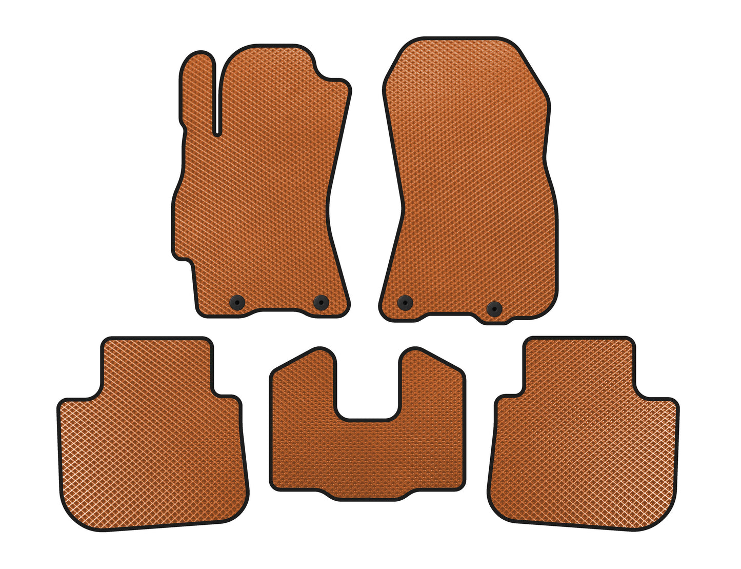 EVA Floor Mats (Orange) for Subaru Outback 2009-2014 - image 1