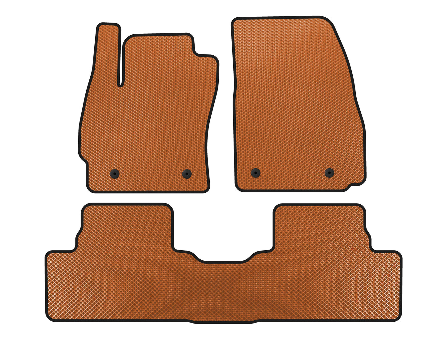 EVA Floor Mats (2 Rows, Orange) for Mazda 5 2010-2018 - image 1