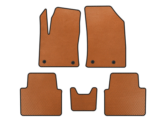 EVA Floor Mats (Orange) for Citroen C-3 Aircross 2017-2024 - image 1