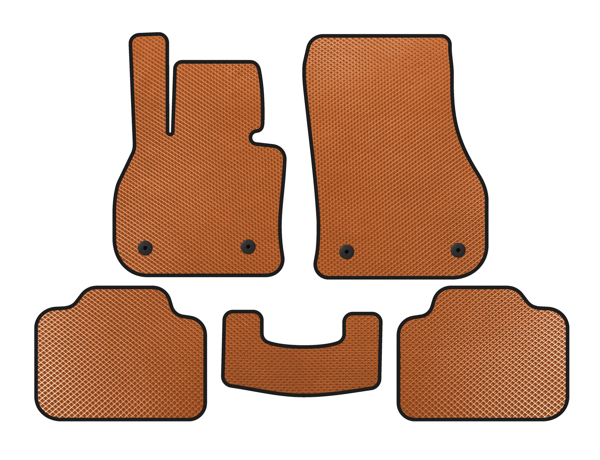 EVA Floor Mats (Orange) for Mini Countryman F60 2017-2023 - image 1