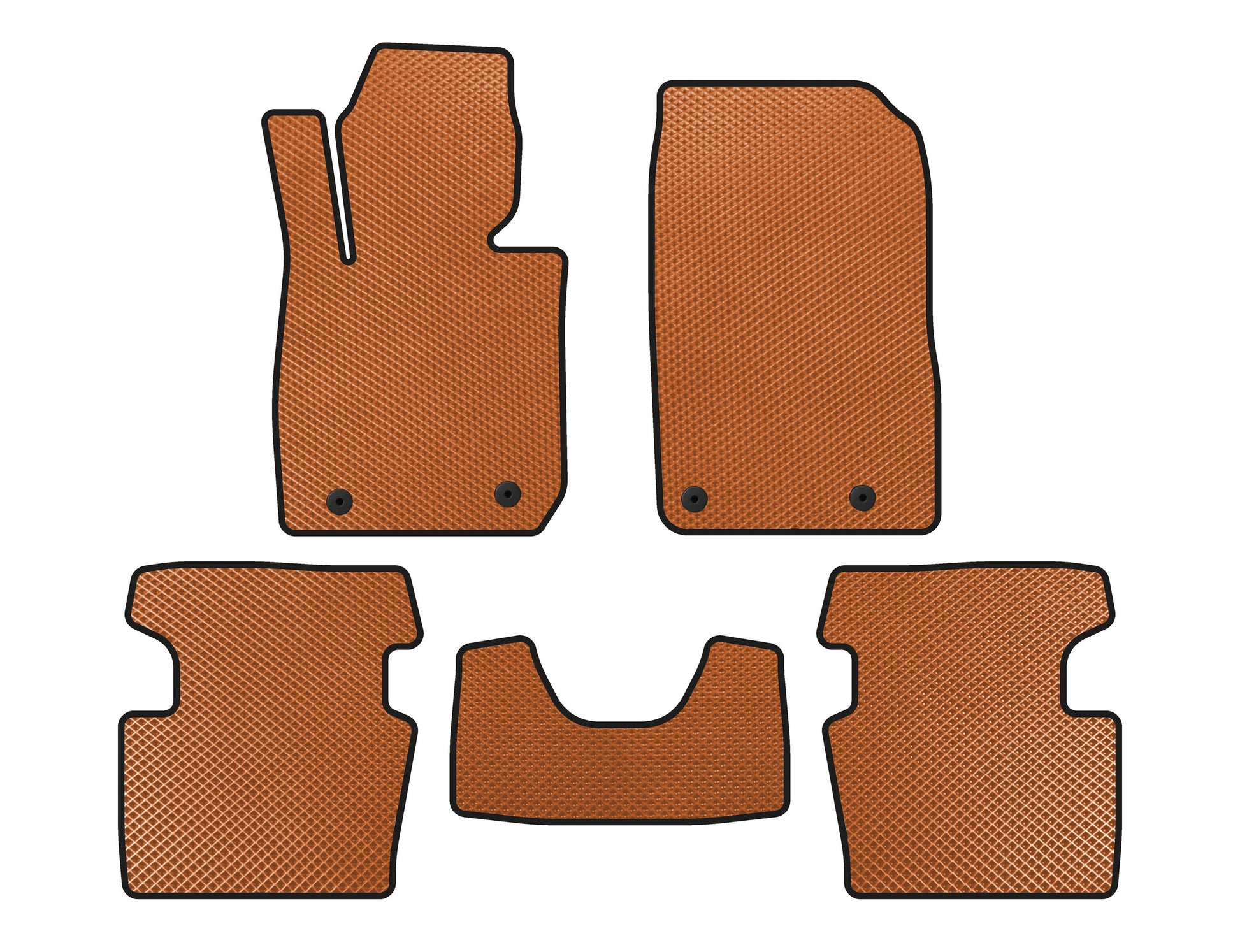 EVA Floor Mats (2018+, Orange) for Mazda CX-3 2015- - image 1