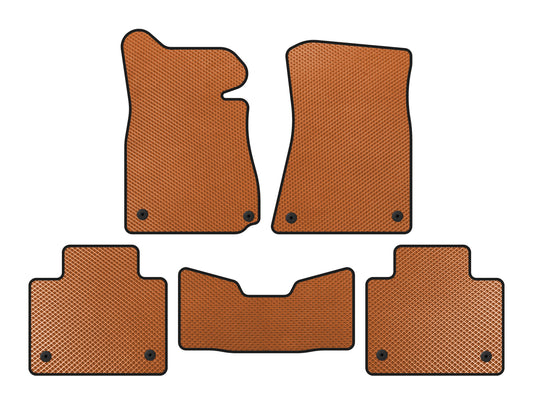 EVA Floor Mats (2011-2015, SD, 2WD, Orange) for Lexus GS 2011-2020 - image 1