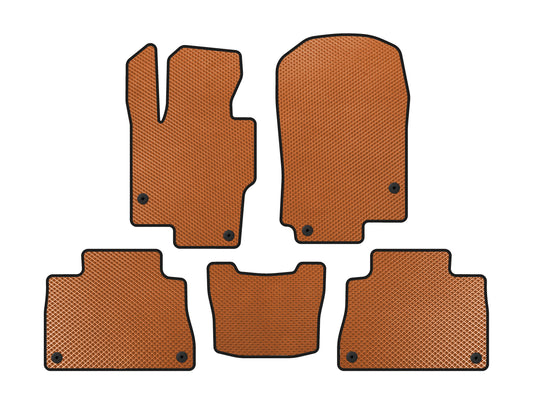 EVA Floor Mats (Orange) for Mercedes GLE coupe C167 2019- - image 1