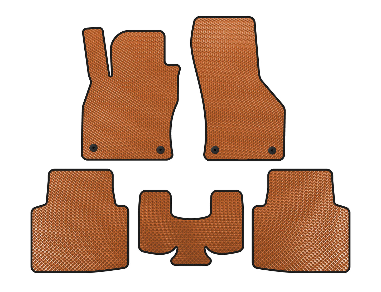 EVA Floor Mats (Orange) for Volkswagen Arteon 2017-2025 - image 1
