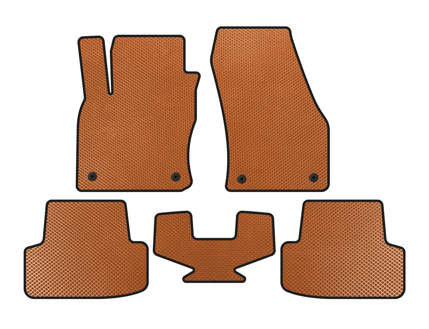 EVA Floor Mats (Orange) for Seat Ateca 2016- - image 1