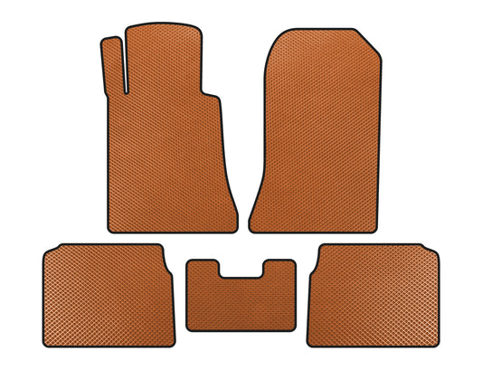 EVA Floor Mats (SD, Orange) for Mercedes E-сlass W124 1984-1997 - image 1