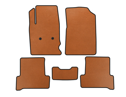 EVA Floor Mats (Orange) for Chevrolet Colorado 2012–2022 2012-2022 - image 1