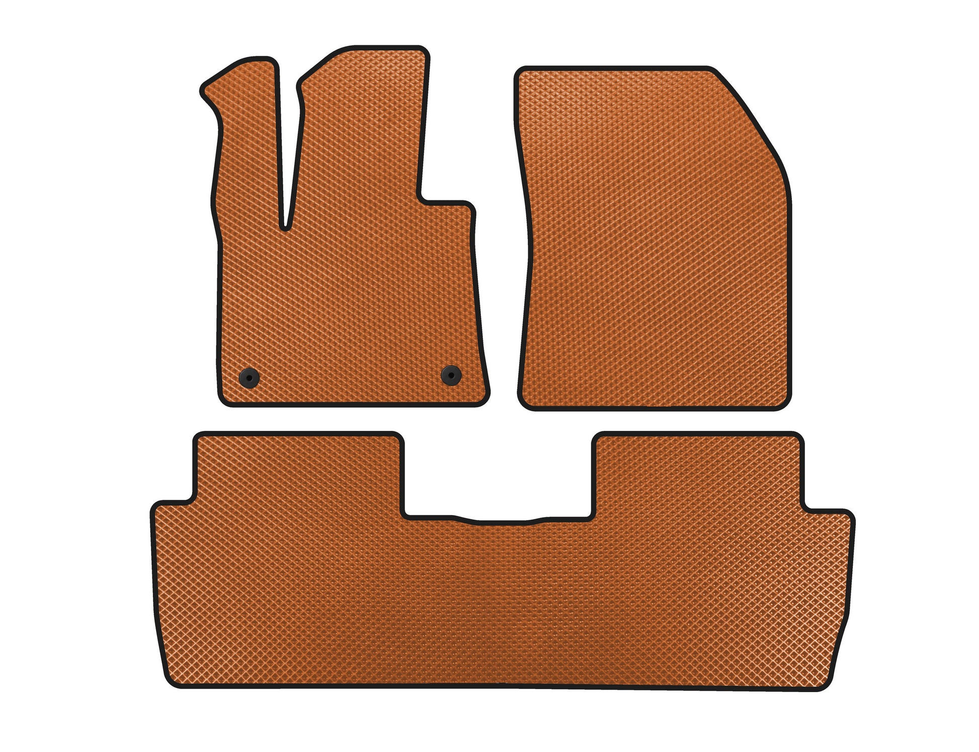 EVA Floor Mats (2016-2020, Orange) for Peugeot 5008 2016-2023 - image 1