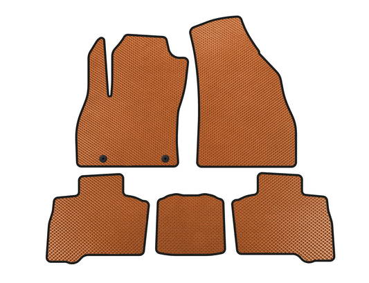 EVA Floor Mats (for Qubo, 2016+, Orange) for Fiat Fiorino/Qubo 2008-2024 - image 1