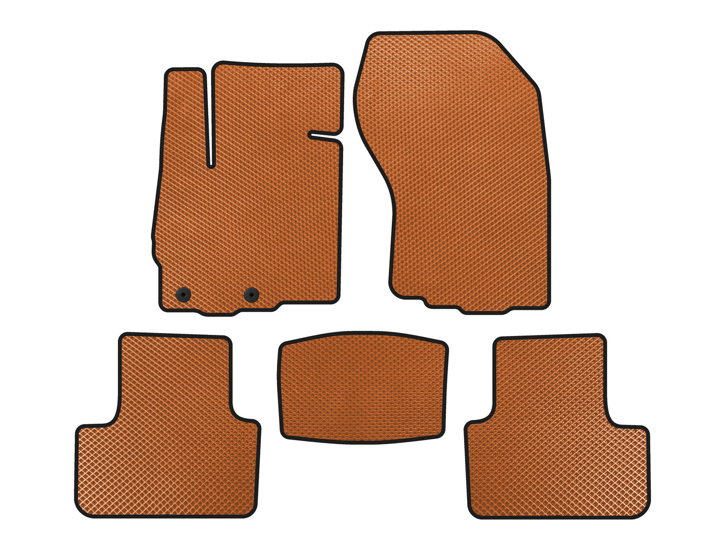 EVA Floor Mats (Orange) for Peugeot 4008 2012-2017 - image 1