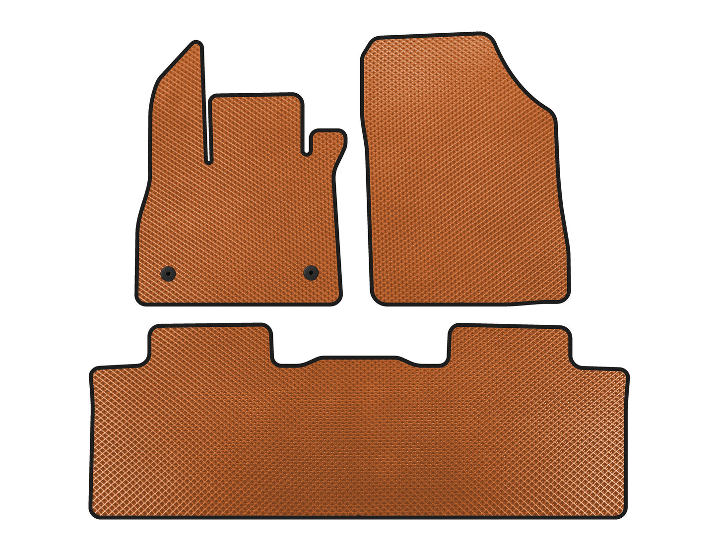 EVA Floor Mats (5-Seater, Orange) for Renault Espace 2014- - image 1